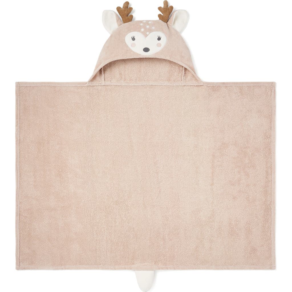 ELEGANT BABY ELEGANT BABY TERRY VELOUR HOODED FAWN TOWEL