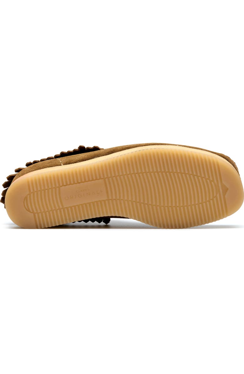 Clarks<sup>®</sup> Originals Fringe Wallabee Chukka, Alternate, color, Light Tan Suede