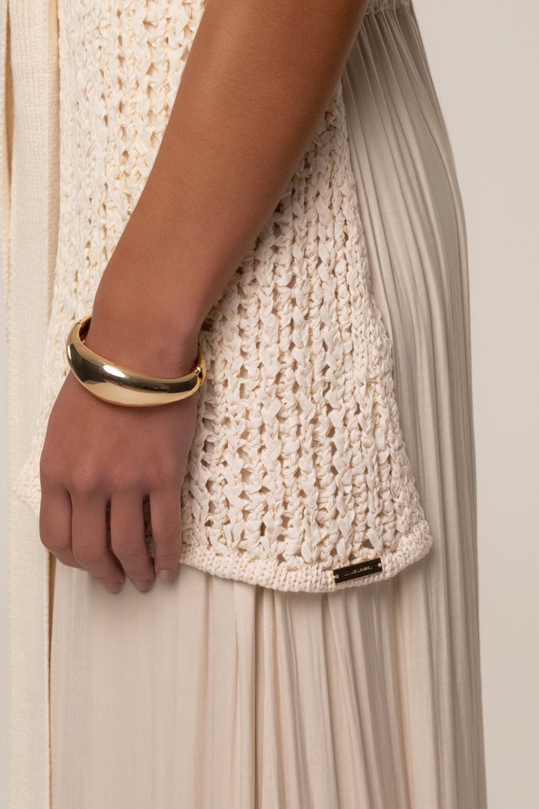 Gold Sabrina Hinge Bracelet, Alternate, color, Gold