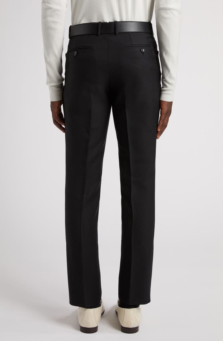 TOM FORD Dyllan Wool Blend Slim Fit Pants, Alternate, color, Lb999 Black