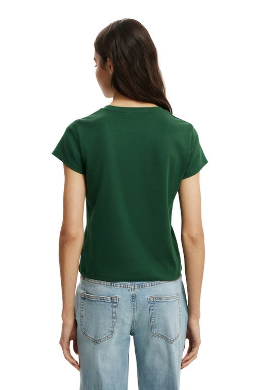 Cotton On 90s Baby Tee In Green