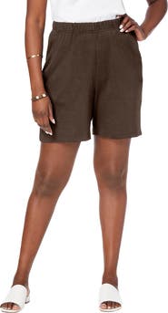 Jessica London Soft Ease Knit Shorts