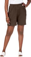 Jessica London Soft Ease Cotton Knit Short