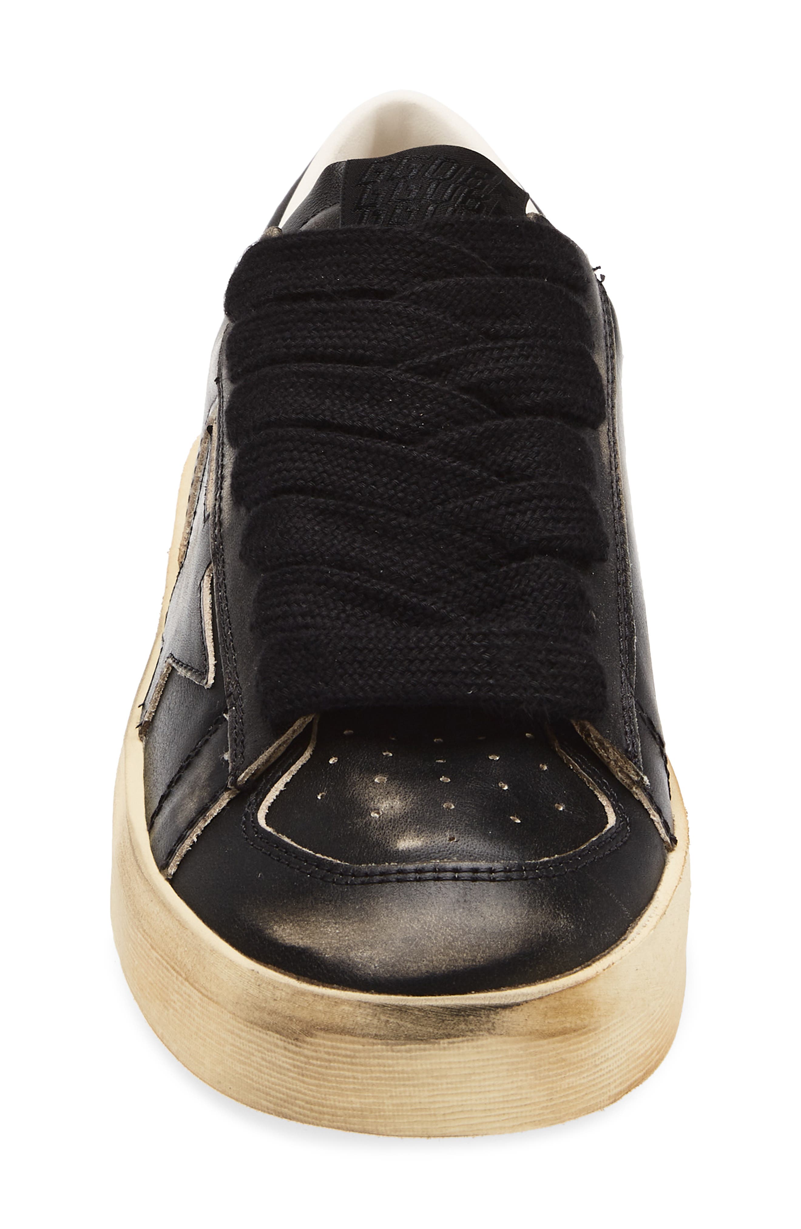 Golden Goose Stardan Low Top Sneaker, Alternate, color, Black