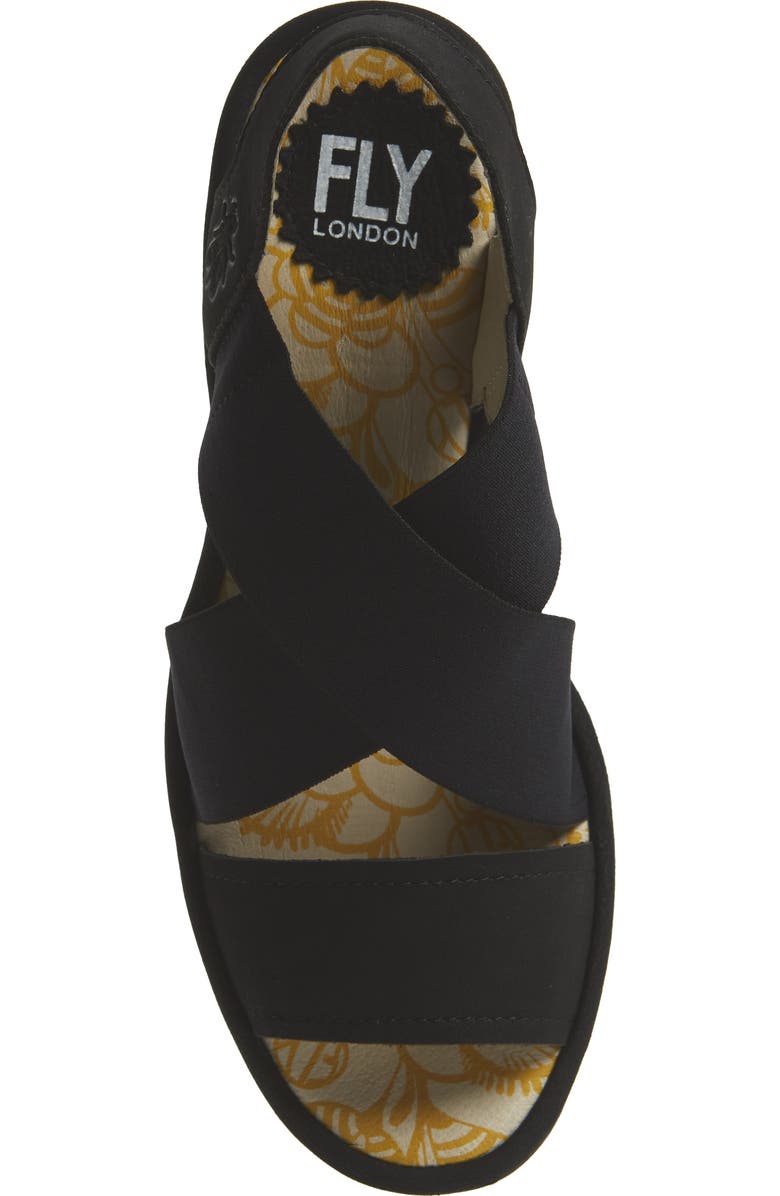 Fly London Yaji Cross Wedge Sandal, Alternate, color,