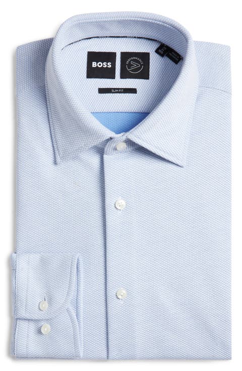 Hank Kent Performance Twill Dress Shirt (Regular & Big)