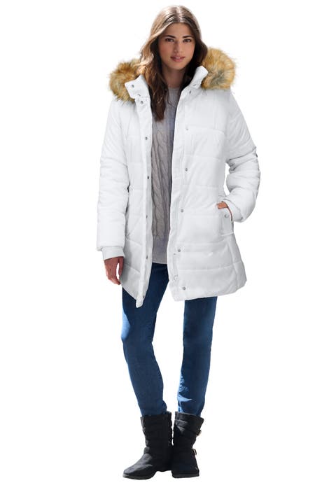 Plus Size Classic Length Puffer Coat