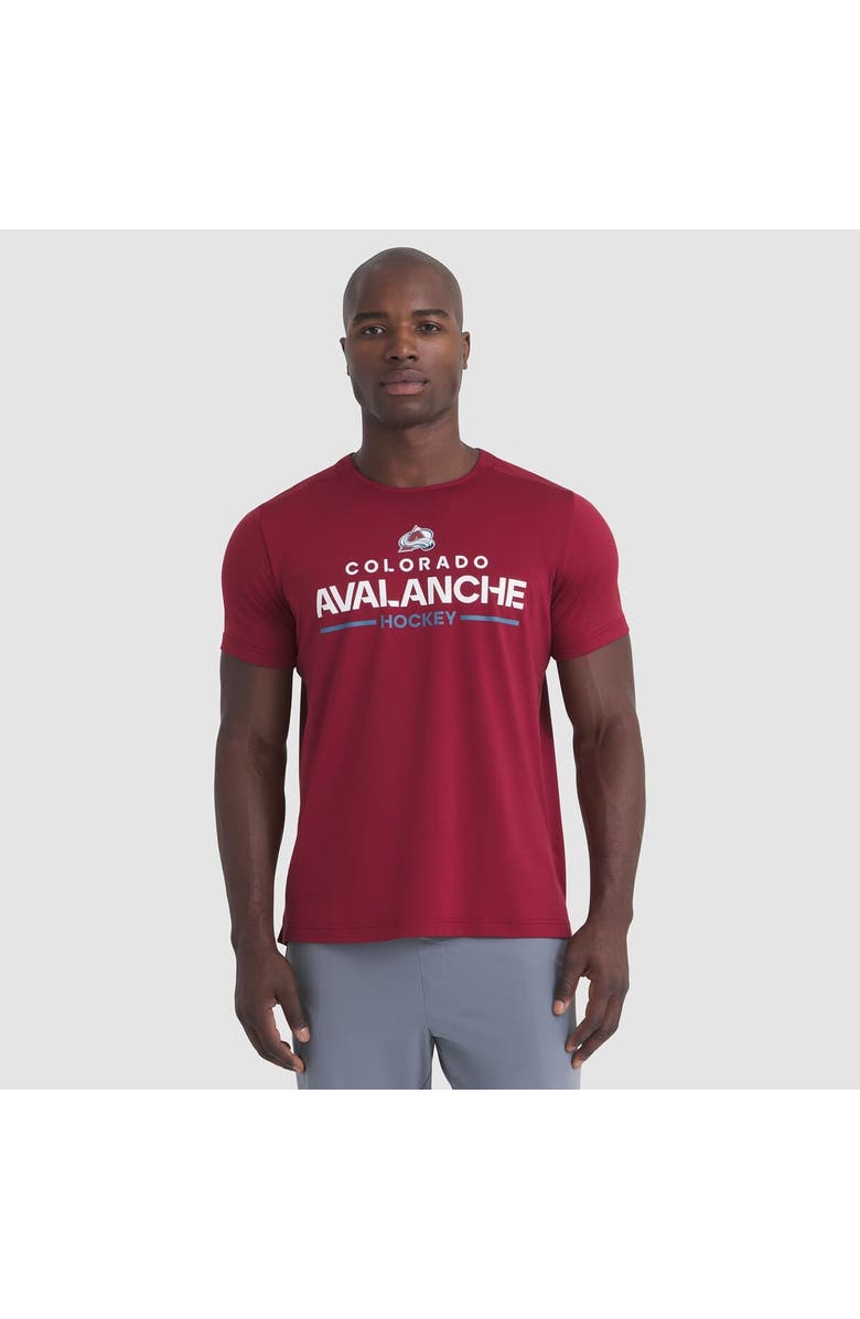 FANATICS Men
s Fanatics Burgundy Colorado Avalanche Authentic Pro Rink Tech T-Shirt, Main, color, Burgundy