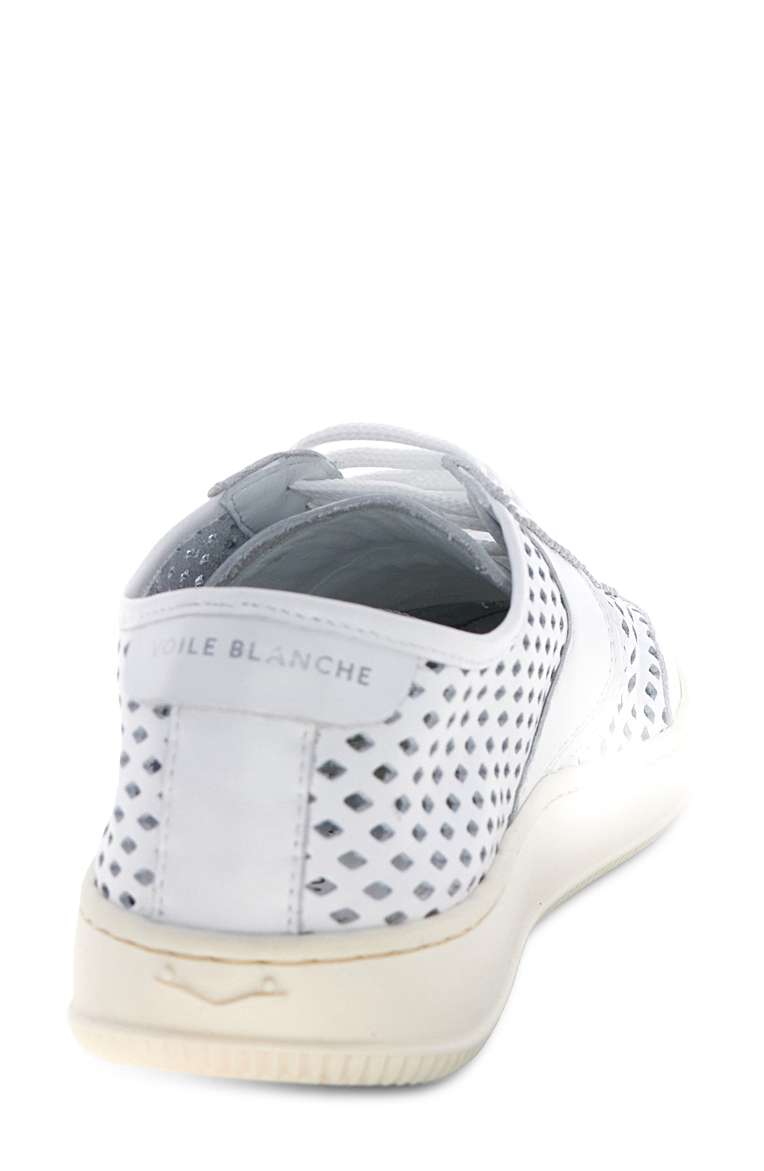 Voile Blanche Rita Perforated Sneaker, Alternate, color, White