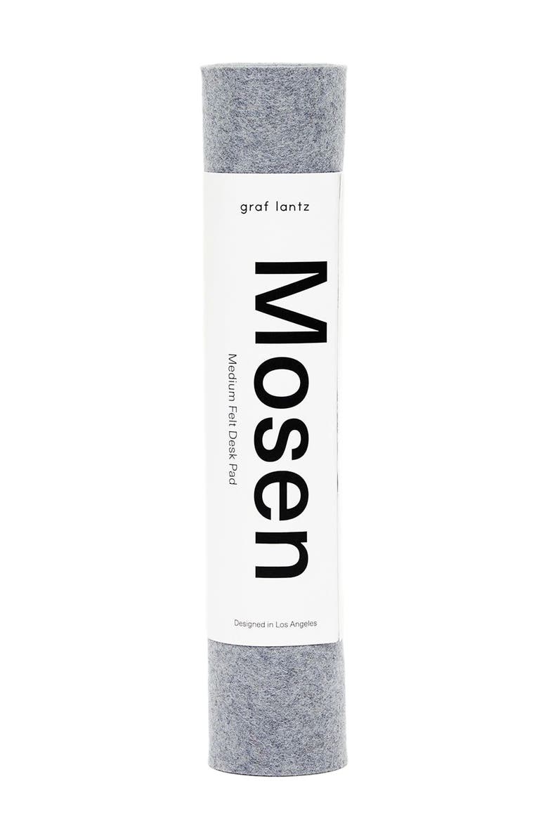 Graf Lantz Mosen Merino Wool Medium Desk Pad, Alternate, color, Granite