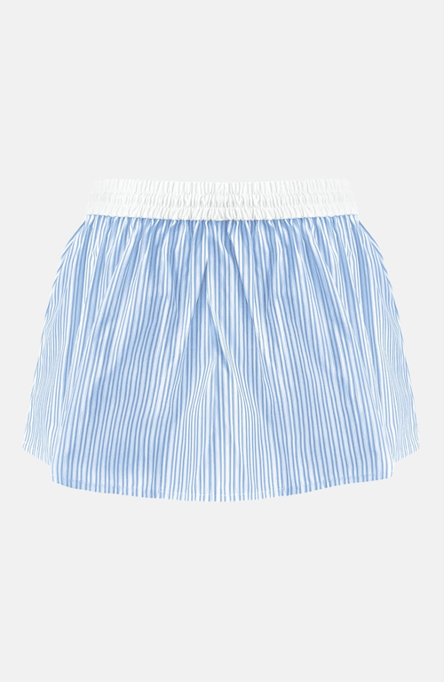 Ow Collection Ella Mini Skirt In Blue