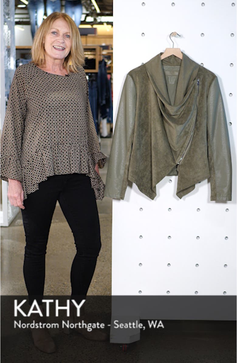 Drape Front Jacket, sales video thumbnail