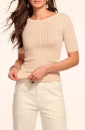 Ramy Brook Elliott Silk & Cashmere Pointelle Sweater