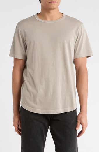 BUCK MASON Pima Cotton Curved Hem T-Shirt