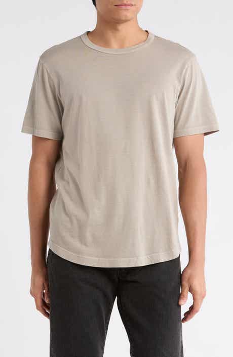 BUCK MASON Pima Cotton Curved Hem T-Shirt