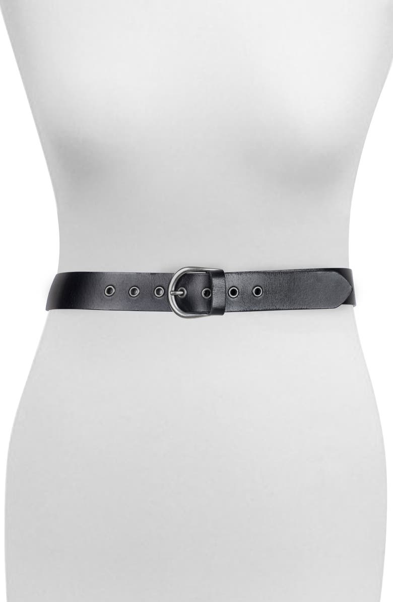 Frye Leather Belt, Alternate, color,