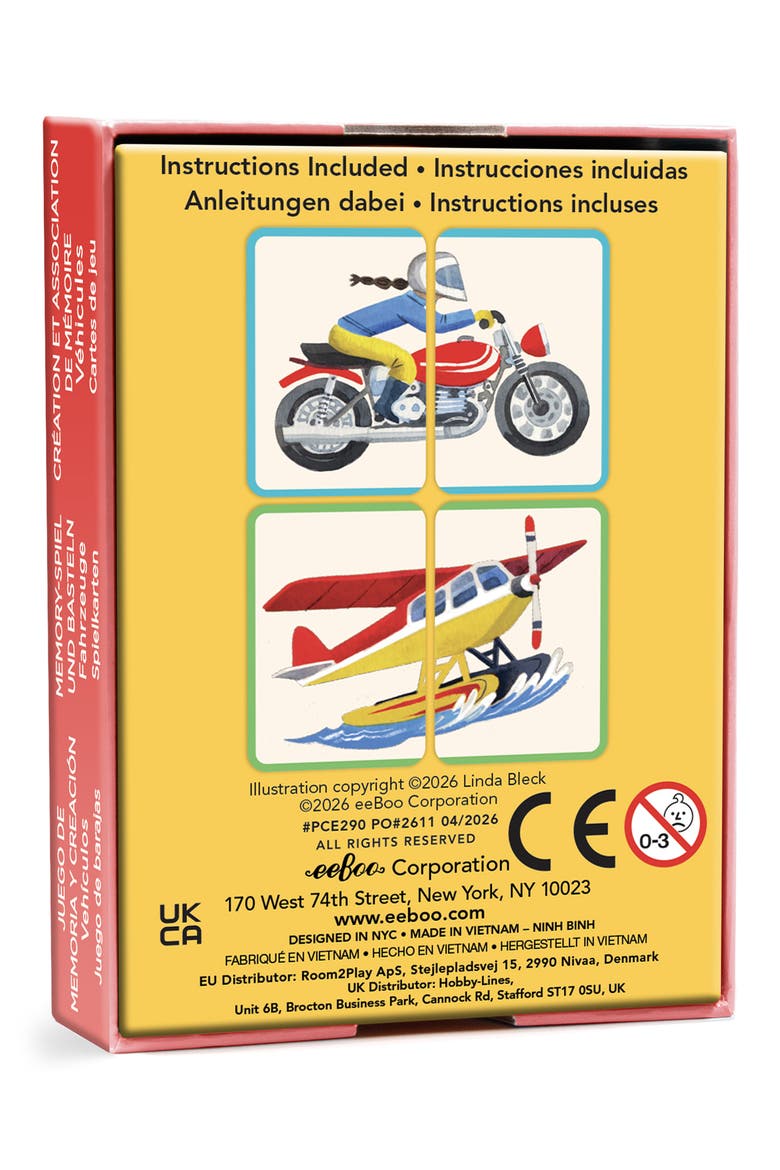 Kids' Vehicles Memory Match & Make Game, Alternate, color, MULTI