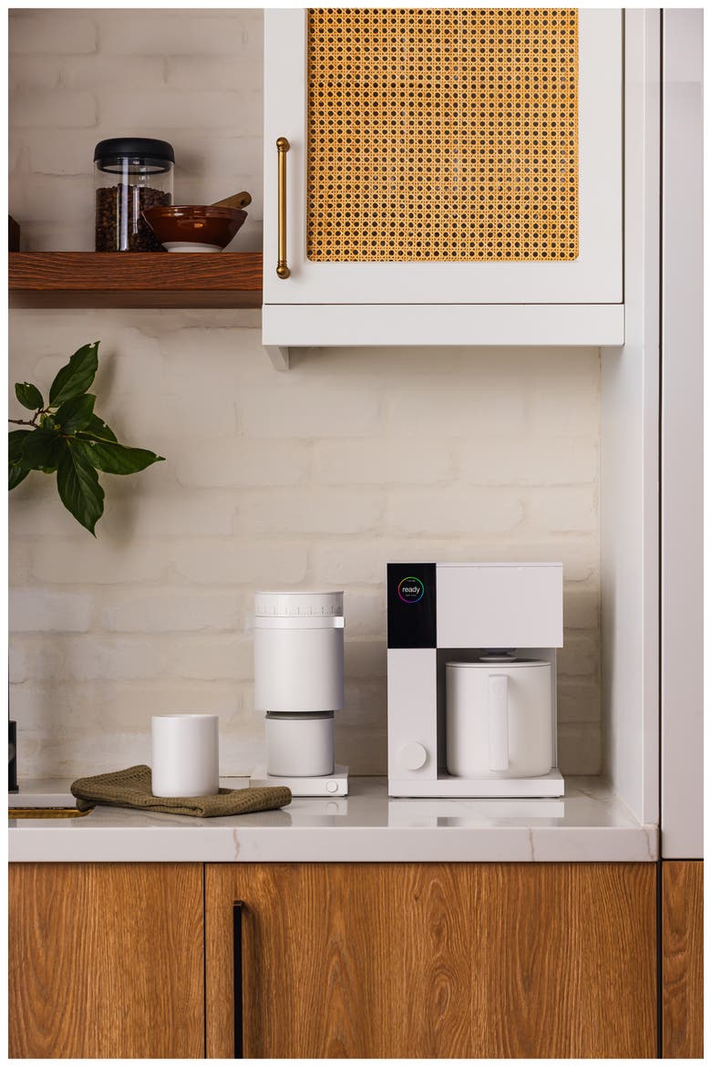 Aiden Precision Coffee Maker, Alternate, color, MATTE WHITE