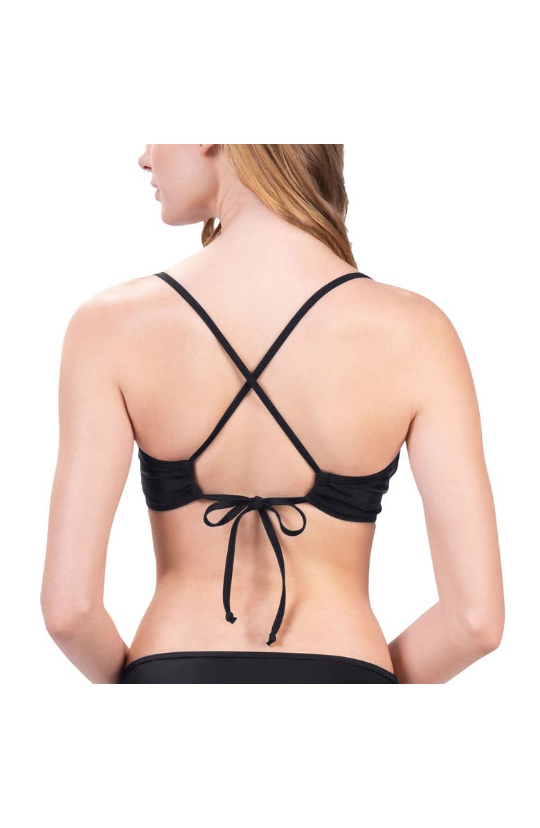 G-III 4HER BY CARL BANKS Women's G-III 4Her by Carl Banks Black Pittsburgh Steelers Hall of Fame Bikini Top, Alternate, color, Black