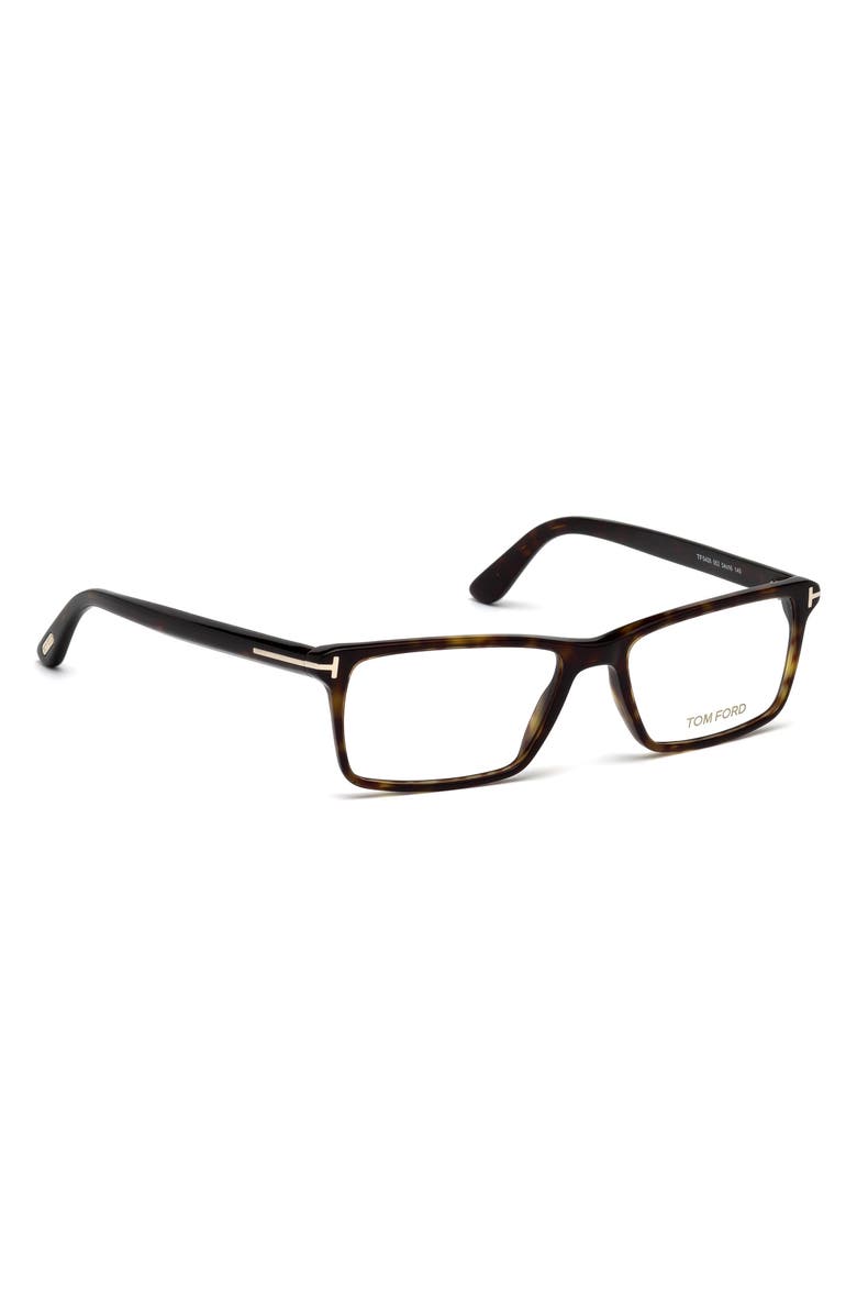 TOM FORD 56mm Geometric Optical Glasses, Alternate, color,