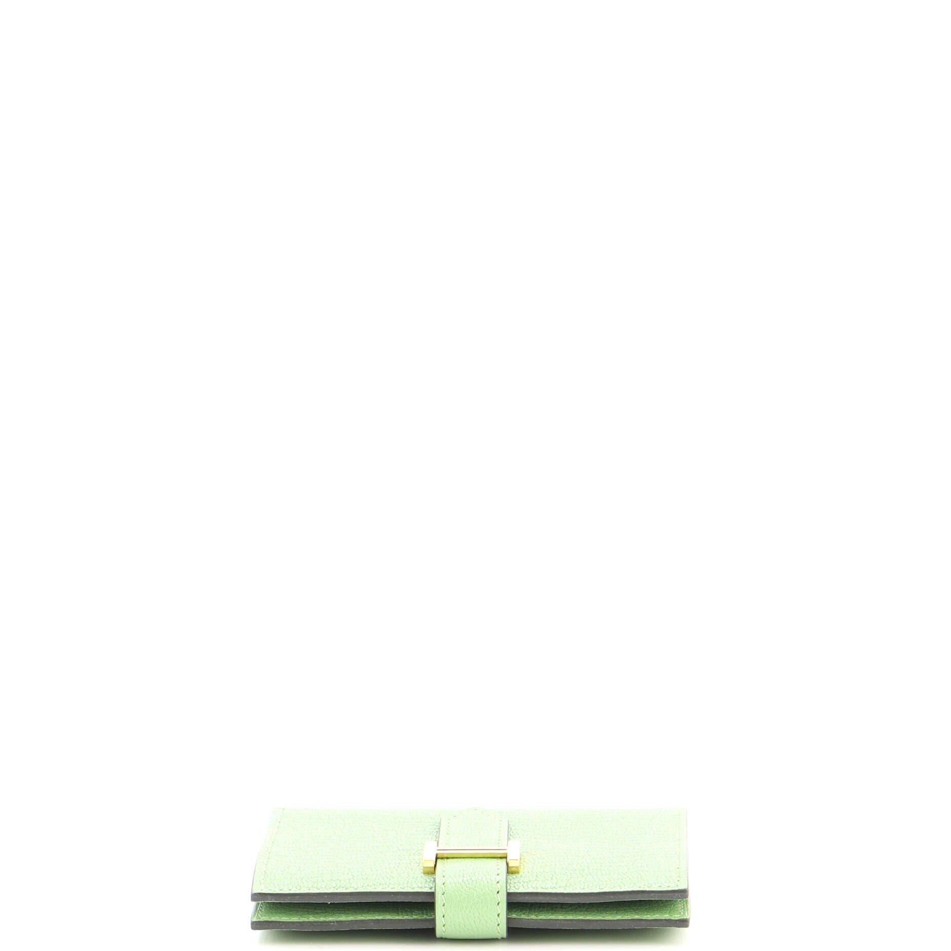 Trifold Bearn Wallet Chevre Mysore Compact, Alternate, color, Green