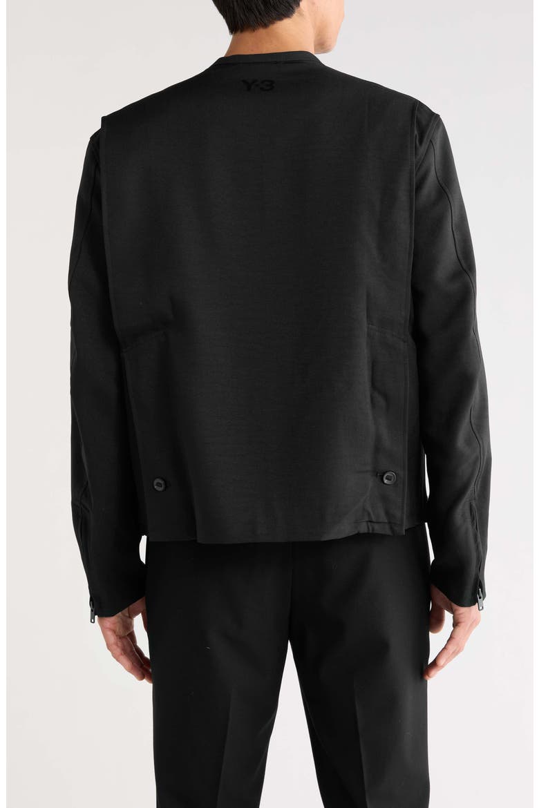 Uniform Adaptive Twill Top, Alternate, color, BLACK