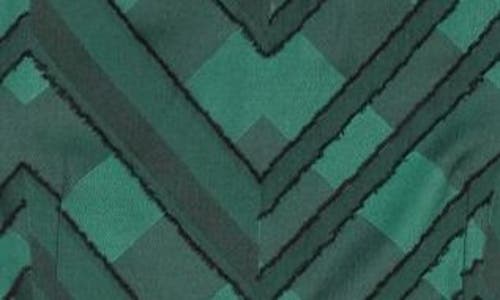 Pippa & Julie Kids' Textured Plaid Party Dress In Green