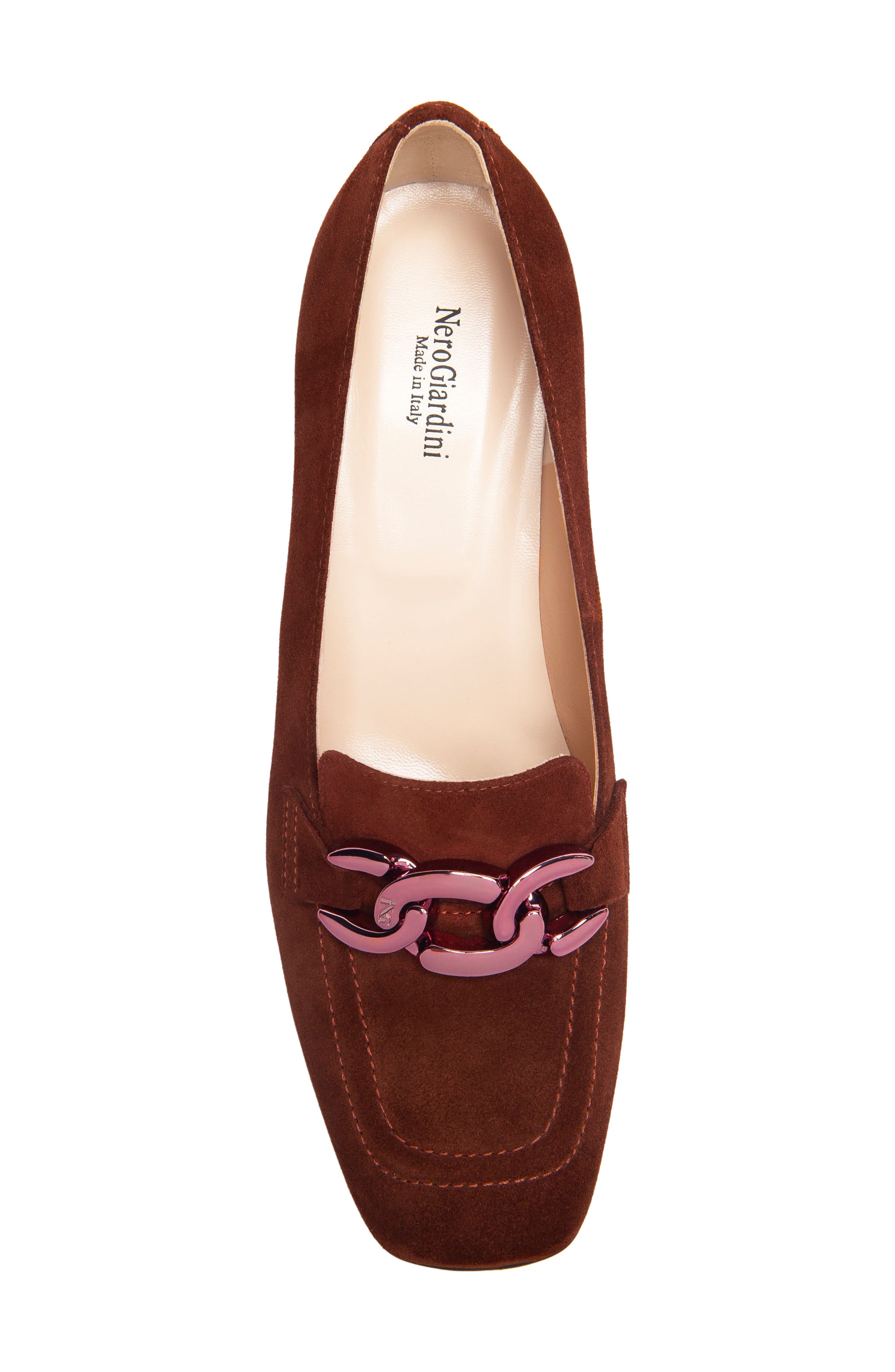 NeroGiardini Chain Pump, Alternate, color, Rust / Copper