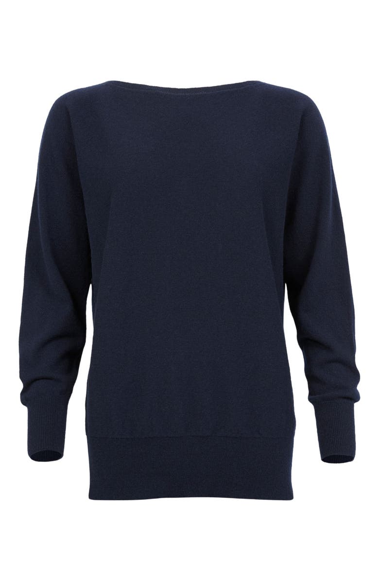 Celtic & Co. Geelong Slash Neck Sweater, Alternate, color, Dark Navy