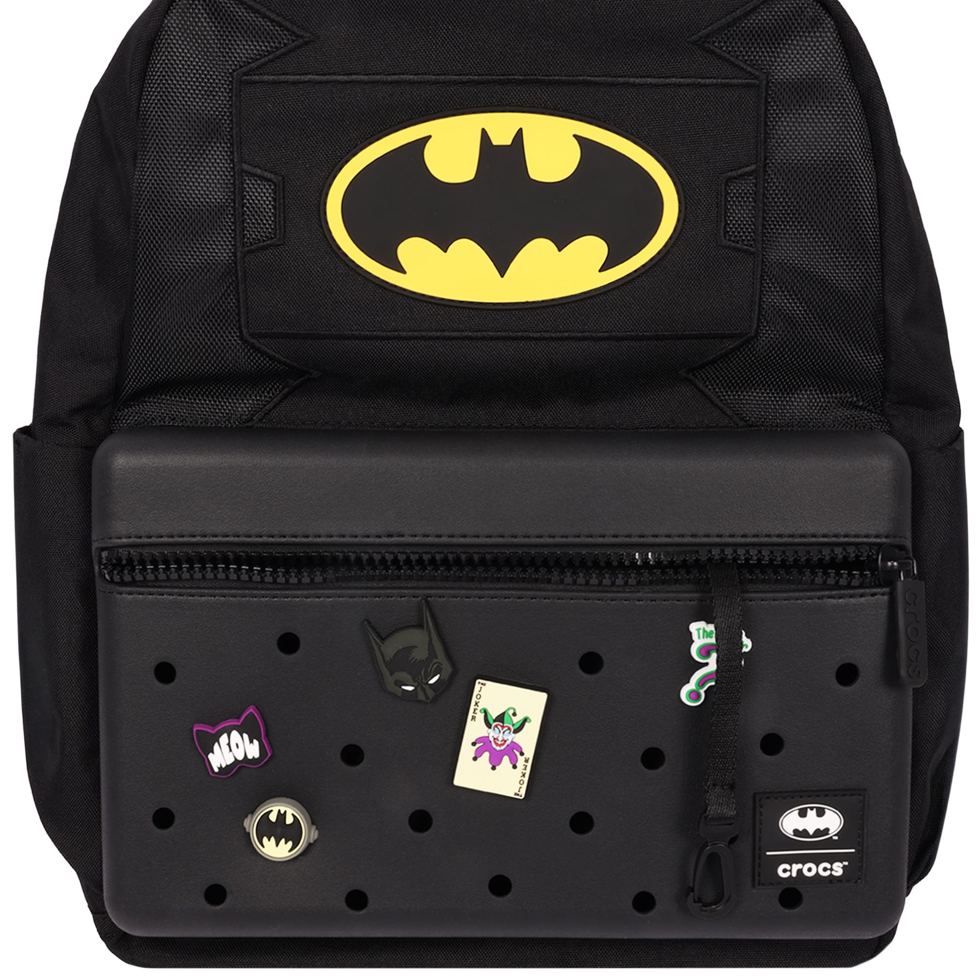 Backpack Officially Licensed Jibbitz Compatible Bookbag, Alternate, color, BLACK