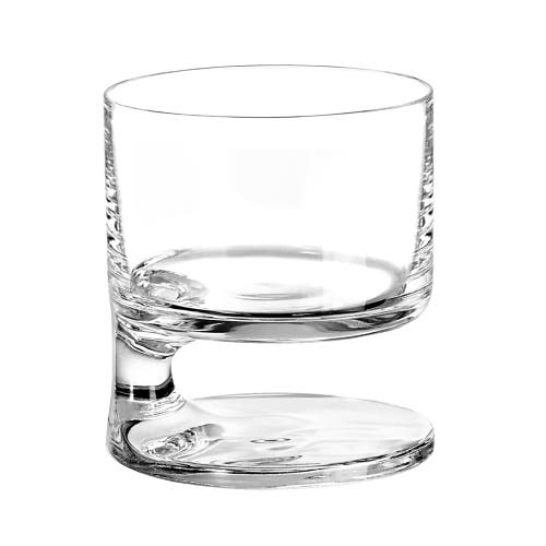 Arnolfo Di Cambio Double Old Fashion Glass Smoke Set Of 2 in Clear Crystal  product