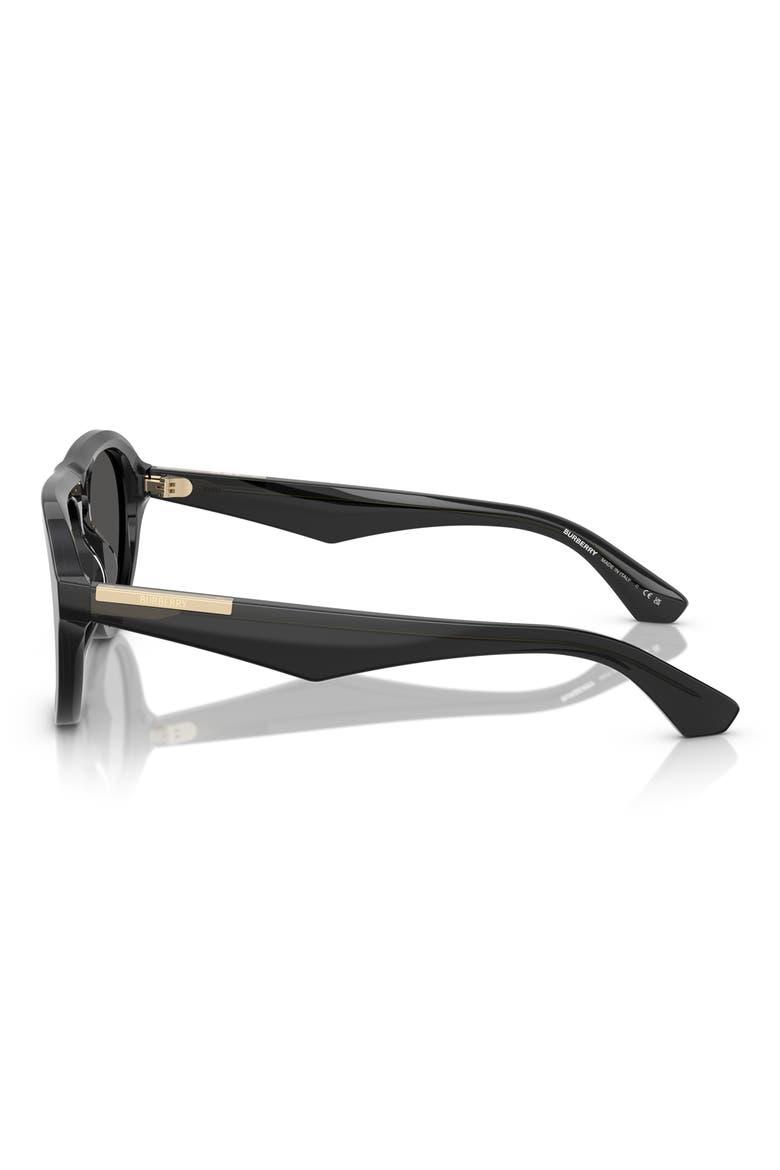 55mm Pilot Sunglasses, Alternate, color, GREY