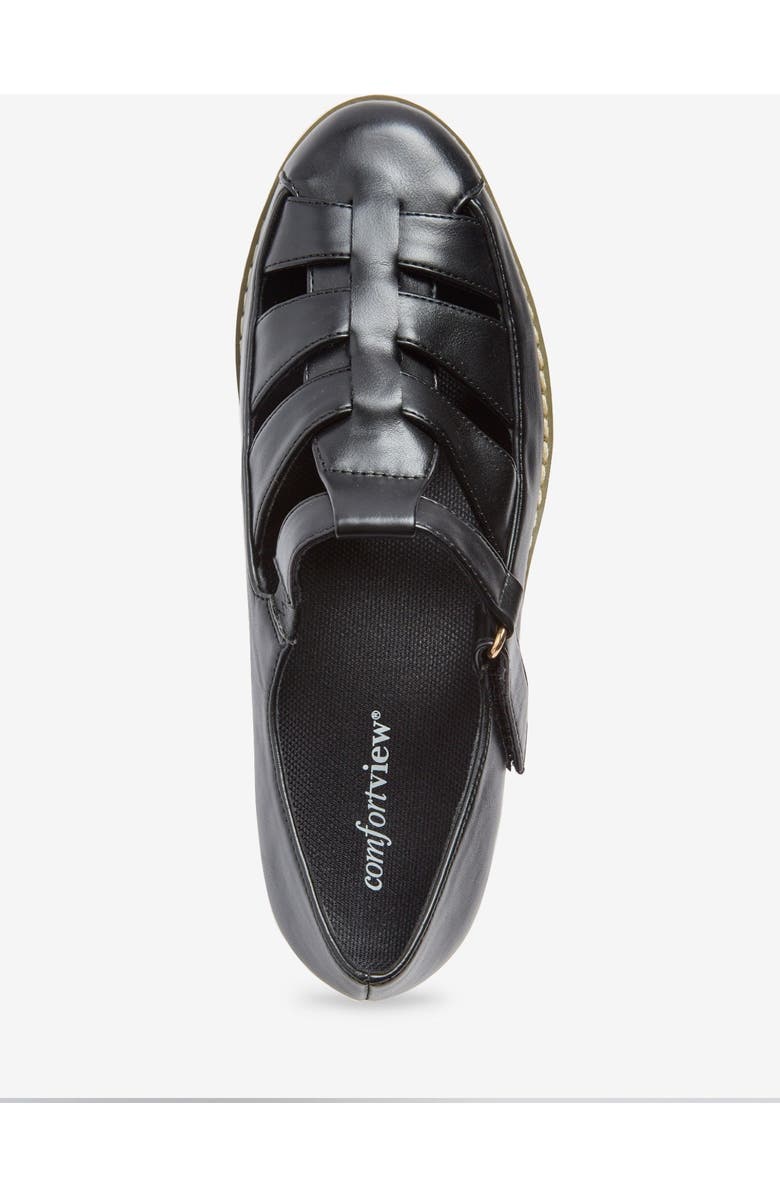 Comfortview The Alva Fisherman Flat, Alternate, color, Black