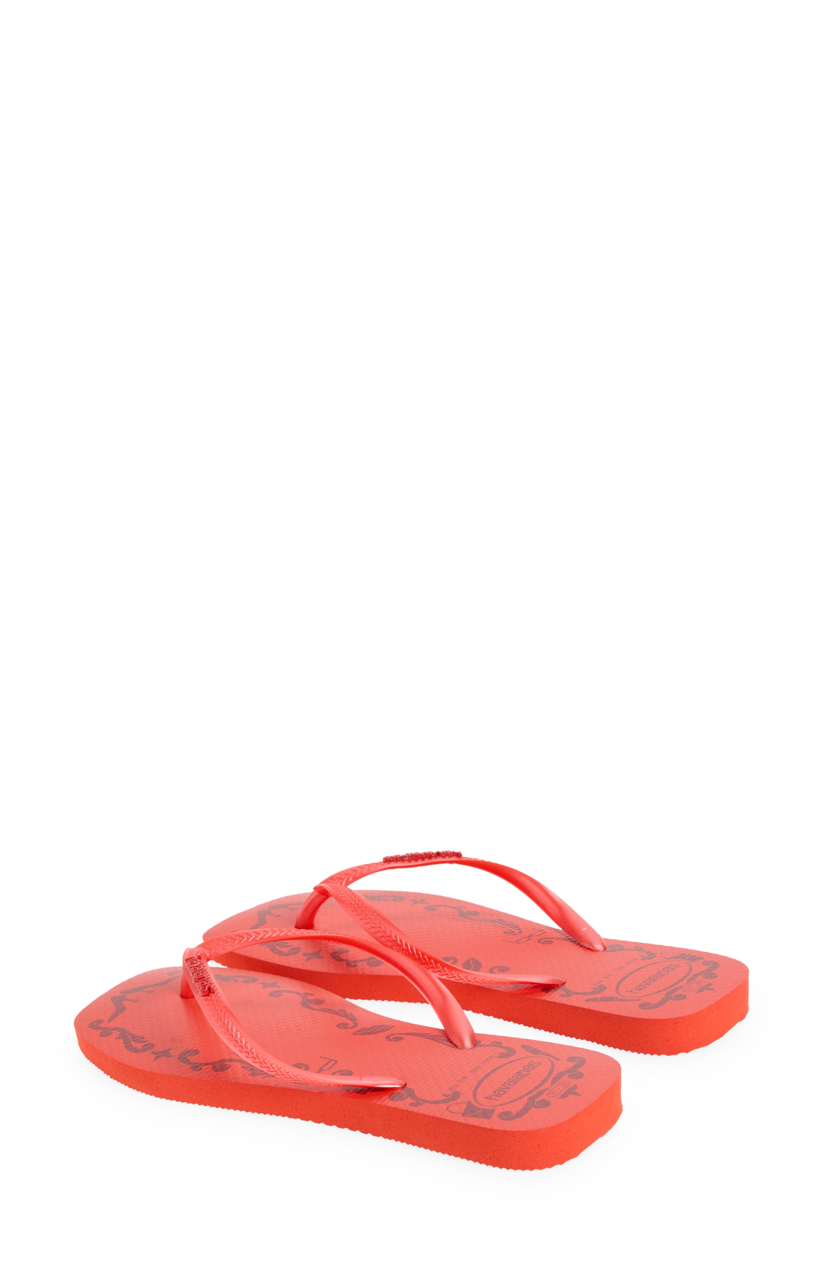Havaianas x Devil Wears Prada Flip Flop, Alternate, color, Frevo Red