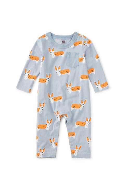Long Sleeve Pocket Baby Romper
