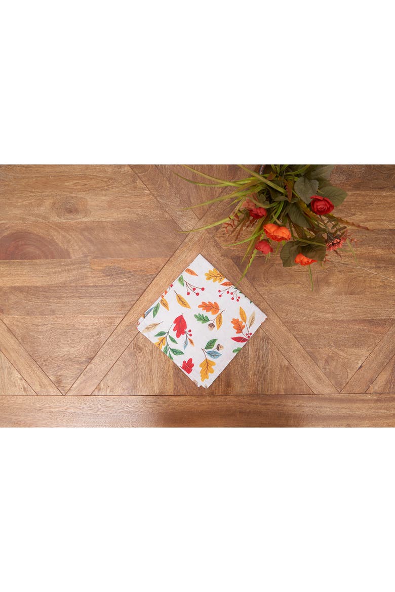 Harvest Leaves Napkin Set of 6, Alternate, color, Beige