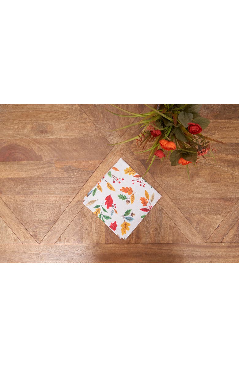 C&F Home Harvest Leaves Napkin Set of 6, Alternate, color, Beige