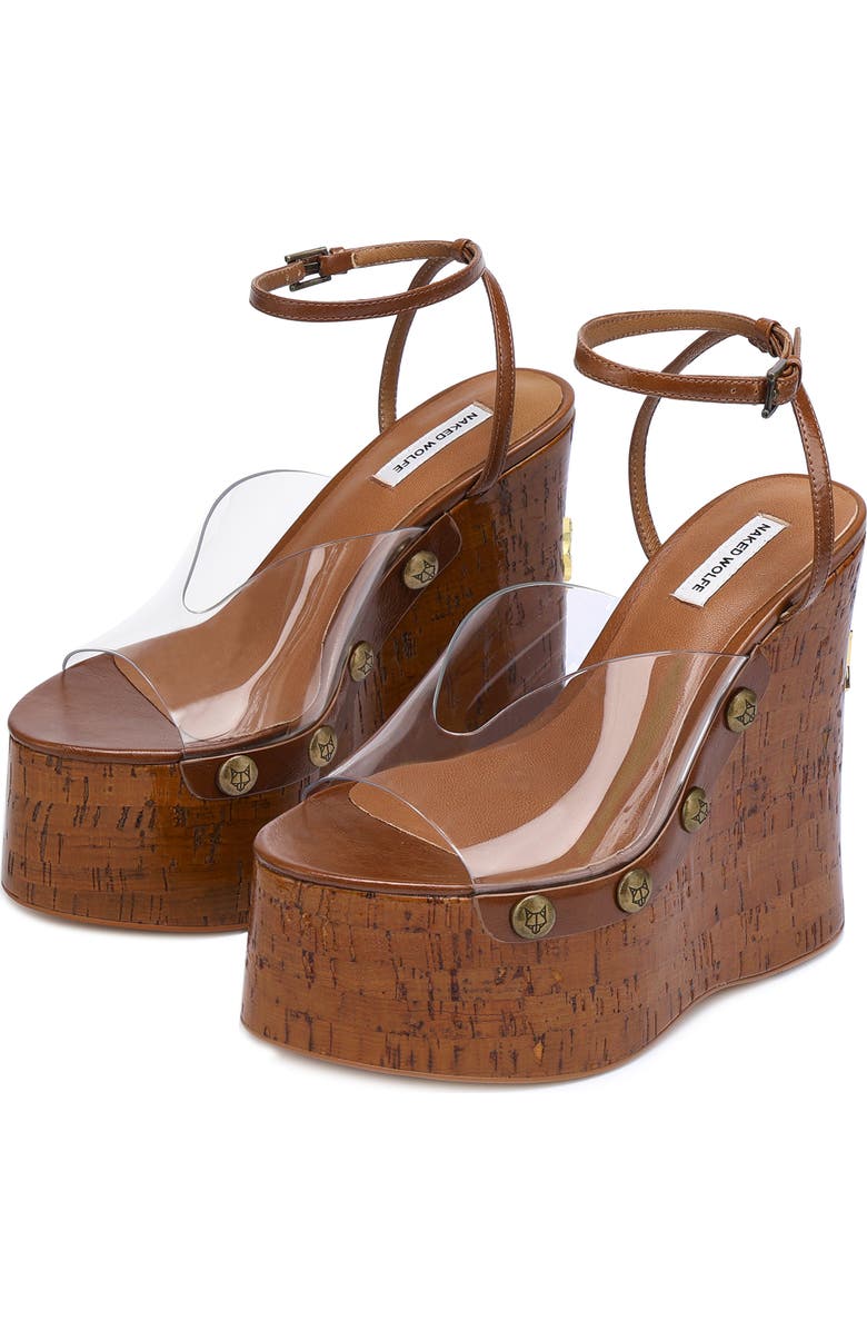 Naked Wolfe Tiger Lilly Heel, Alternate, color, Clear