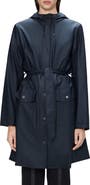 Rains Curve Waterproof Belted Jacket