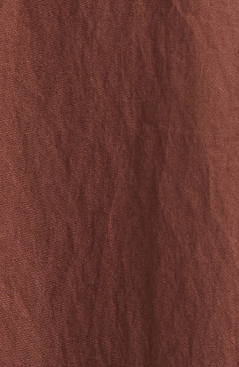 PLAN C Belted Cotton Wide Leg Trousers, Alternate, color, Coffee