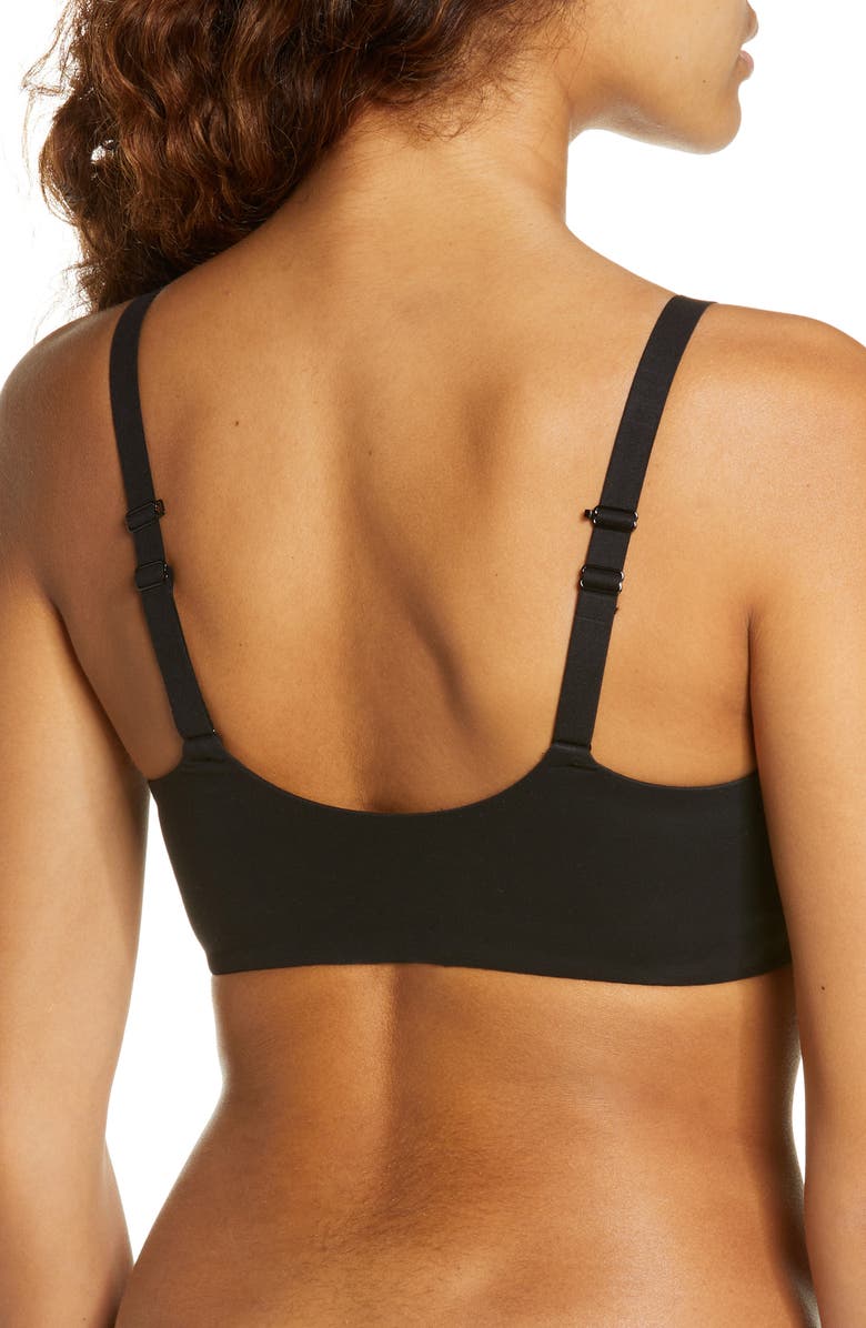 Chantelle Lingerie Norah Front Closure Molded Underwire Bra, Alternate, color, Black