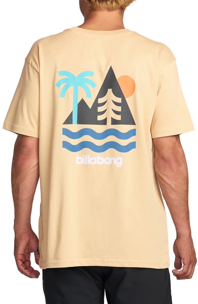 Billabong Sundown Adventure Division Organic Cotton Graphic T-Shirt, Alternate, color, Iridescense