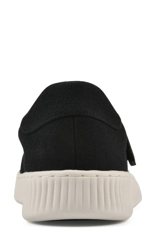 Cliffs By White Mountain Double Mary Jane Sneaker In Black Sueded Smooth