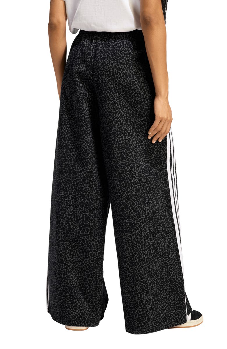 adidas Originals Firebird Cotton Twill Oversize Track Pants, Alternate, color, Black/ Grey Six