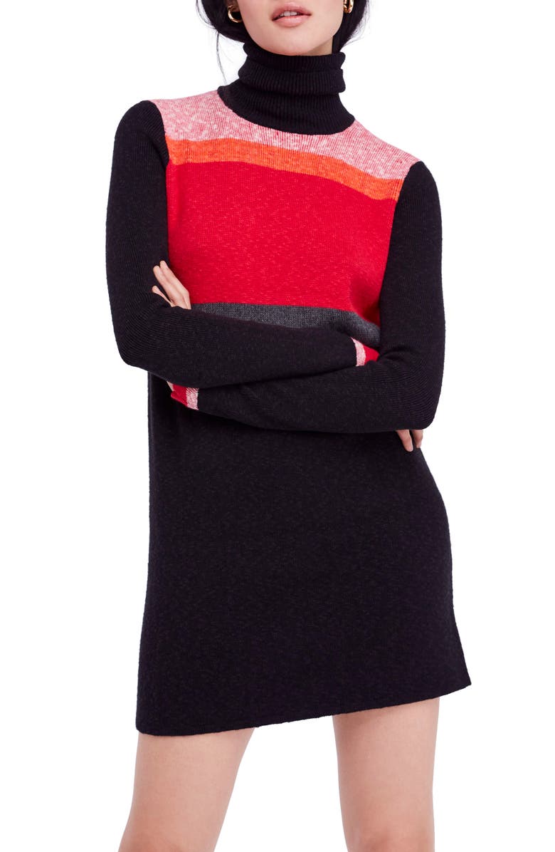 Free People Winter Break Sweater Dress, Main, color, 