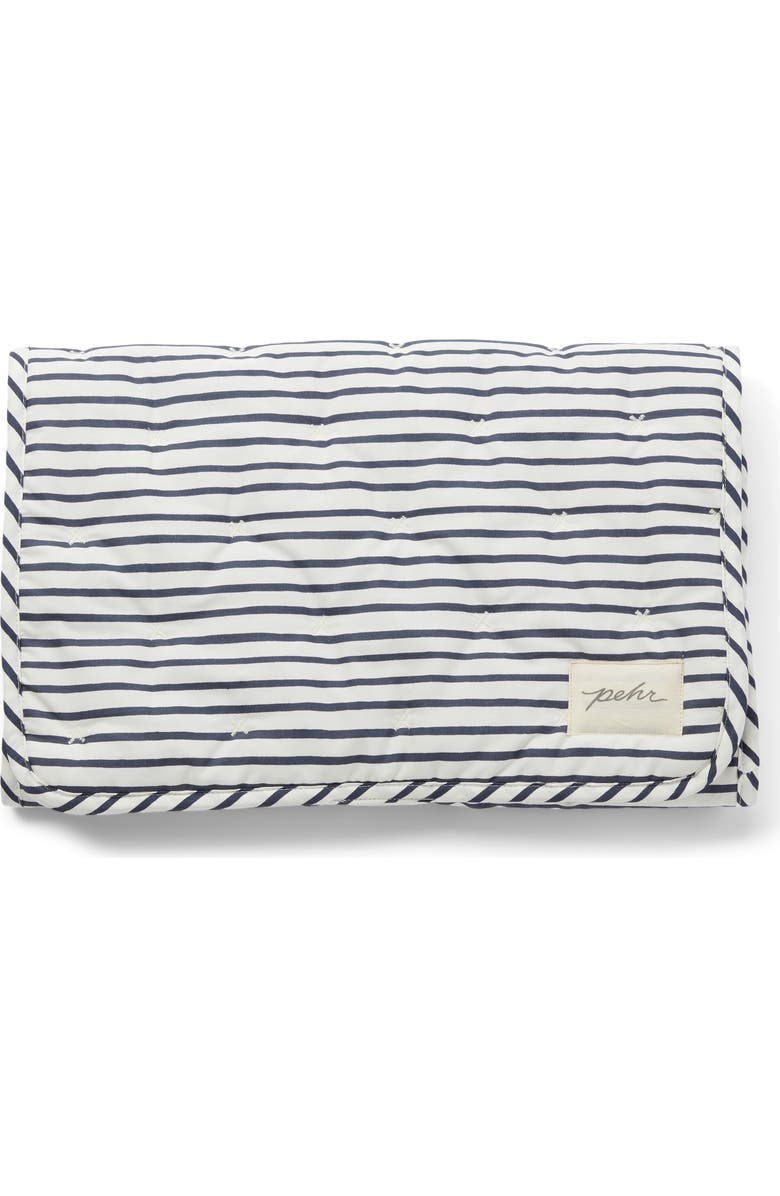 Pehr On the Go Coated Organic Cotton Changing Pad, Main, color, Ink