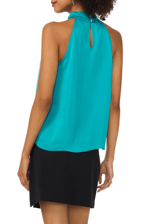 VINCE CAMUTO VINCE CAMUTO TWIST DETAIL TEXTURED SATIN TANK 