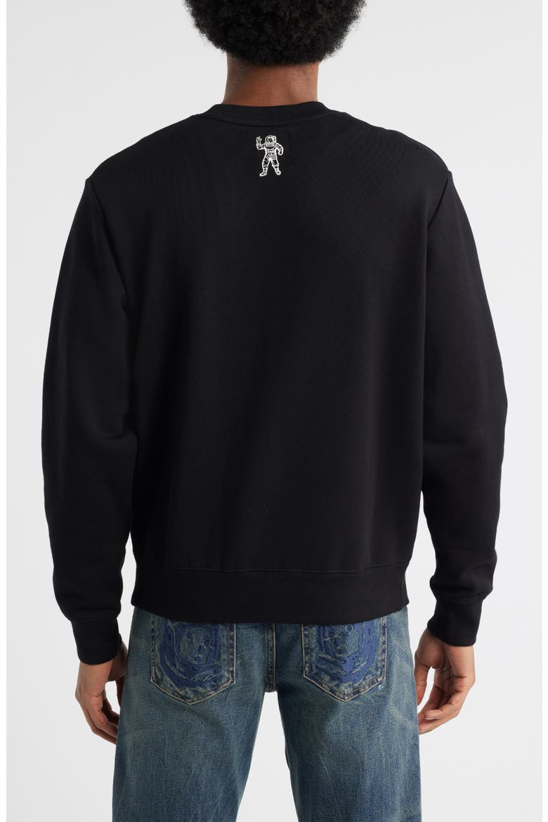 BB Helmet Crewneck Sweatshirt, Alternate, color, BLACK