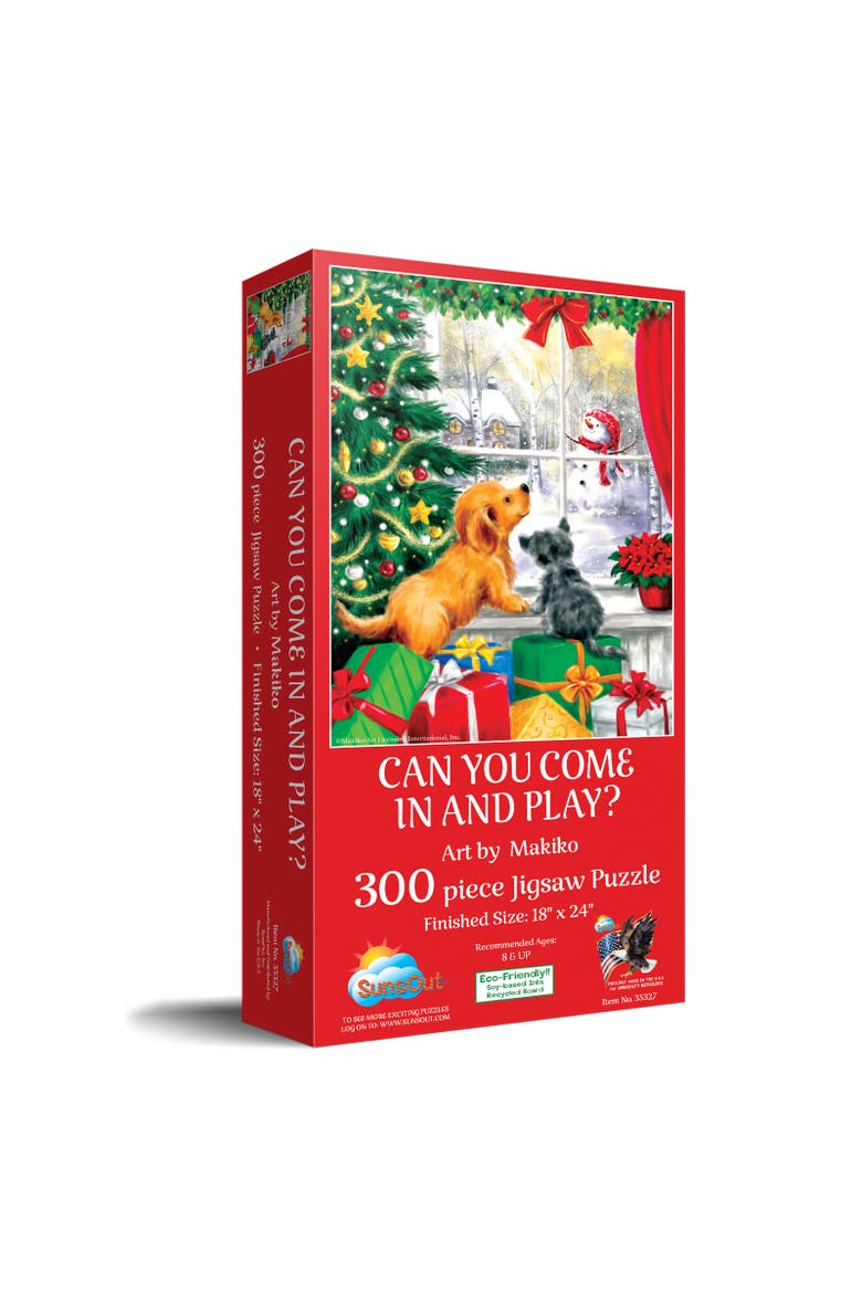 Can You Come in and Play 300 piece Jigsaw Puzzle for Adults, Main, color, Multicolor