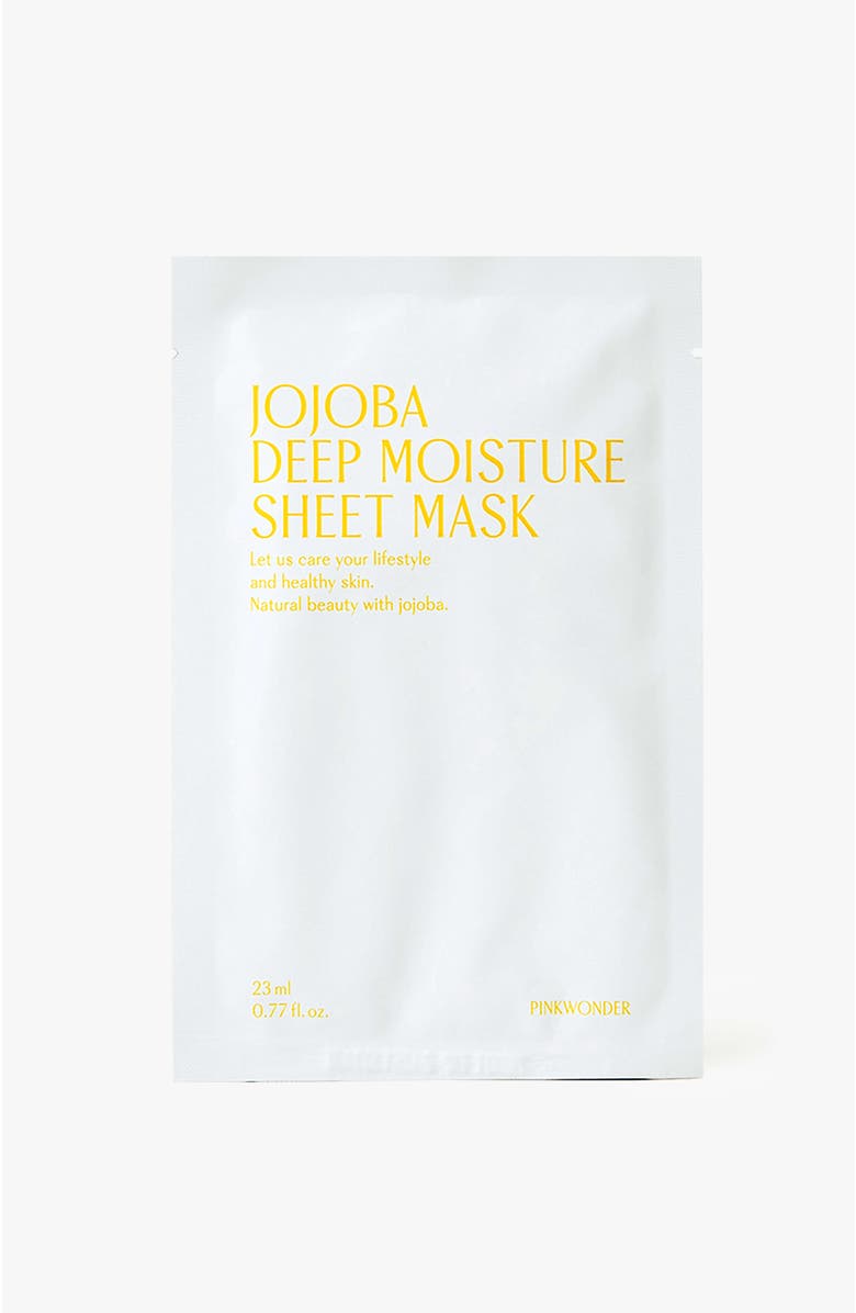 PINKWONDER Jojoba Deep Moisture Sheet Mask, Main, color, NO COLOR
